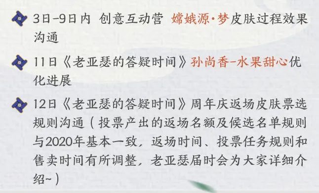 名单|王者荣耀：六周年限定皮肤返场投票名单曝光，五款皮肤有望返场