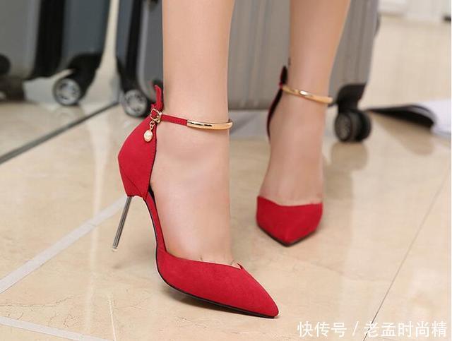 柔软 欧美时尚新款女鞋,跨境尖头柔软透气高跟鞋,简约大气气质凉鞋