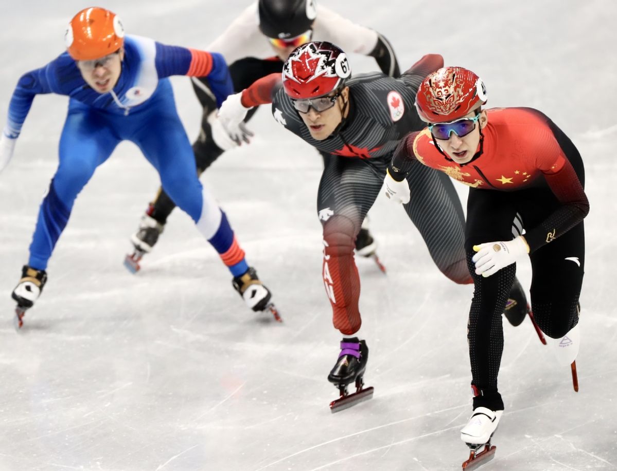 中国日报|北京冬奥会：短道速滑男子1000米预赛赛况