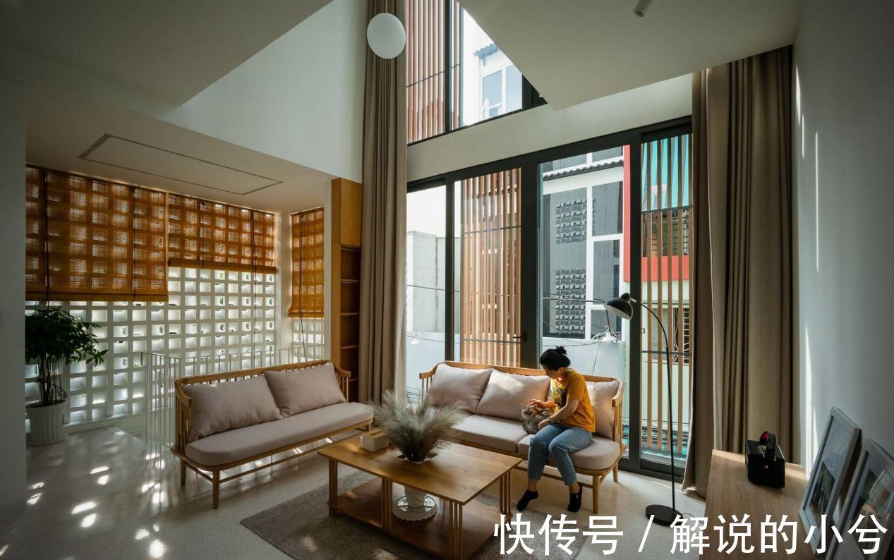 楼房|越南楼房占地面积小,5层小楼“瘦瘦高高”,一层2间房,安静舒服