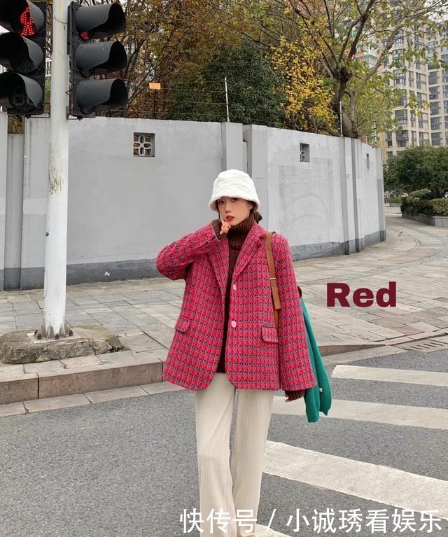 沉闷|拒绝沉闷老气,冬天的衣服就是要五颜六色,照着穿减龄显气质