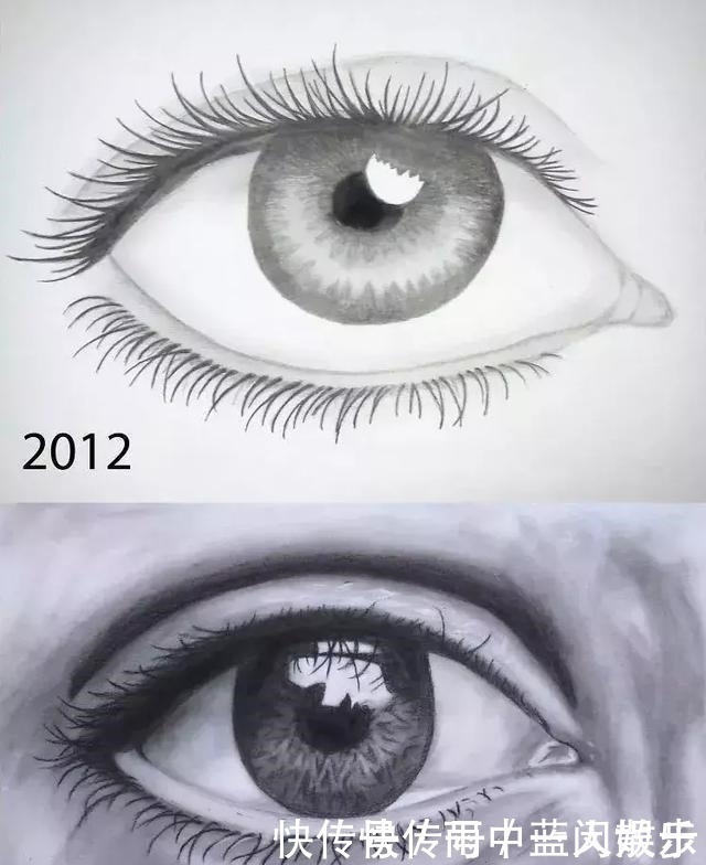 学画|刚画画时与十年学画的你变化在哪里最后这一位你是来搞笑的么