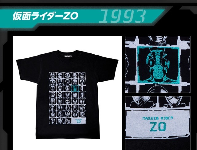 假面骑士|假面骑士50周年纪念T恤公开,全38种随机发货,和你相遇的命运骑士是谁?