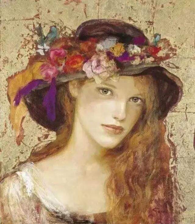 班牙!美丽的西班牙女郎英国浪漫主义画家女性人物油画欣赏