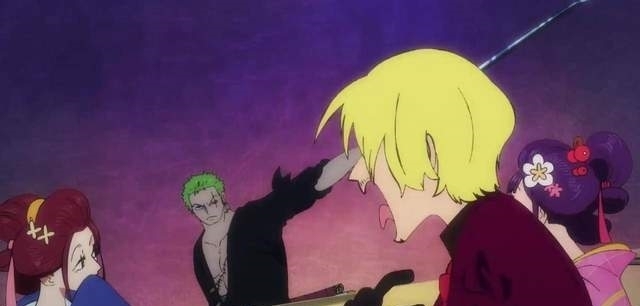 索隆|海贼王981集动画-操舵、漂移、登陆,海侠甚平的初次贡献