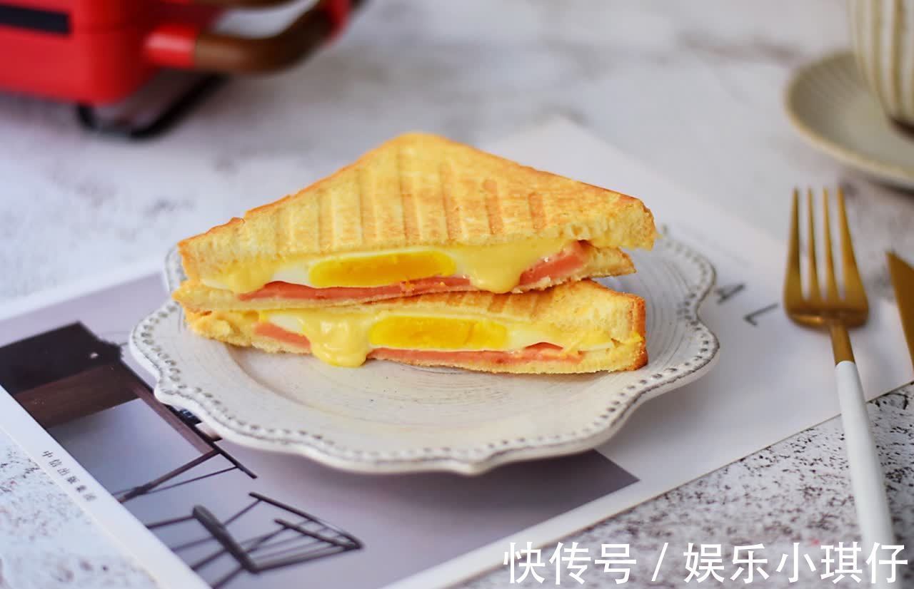 面包片|自制三明治，美味早餐食材，简单易学，满足一天上的能量