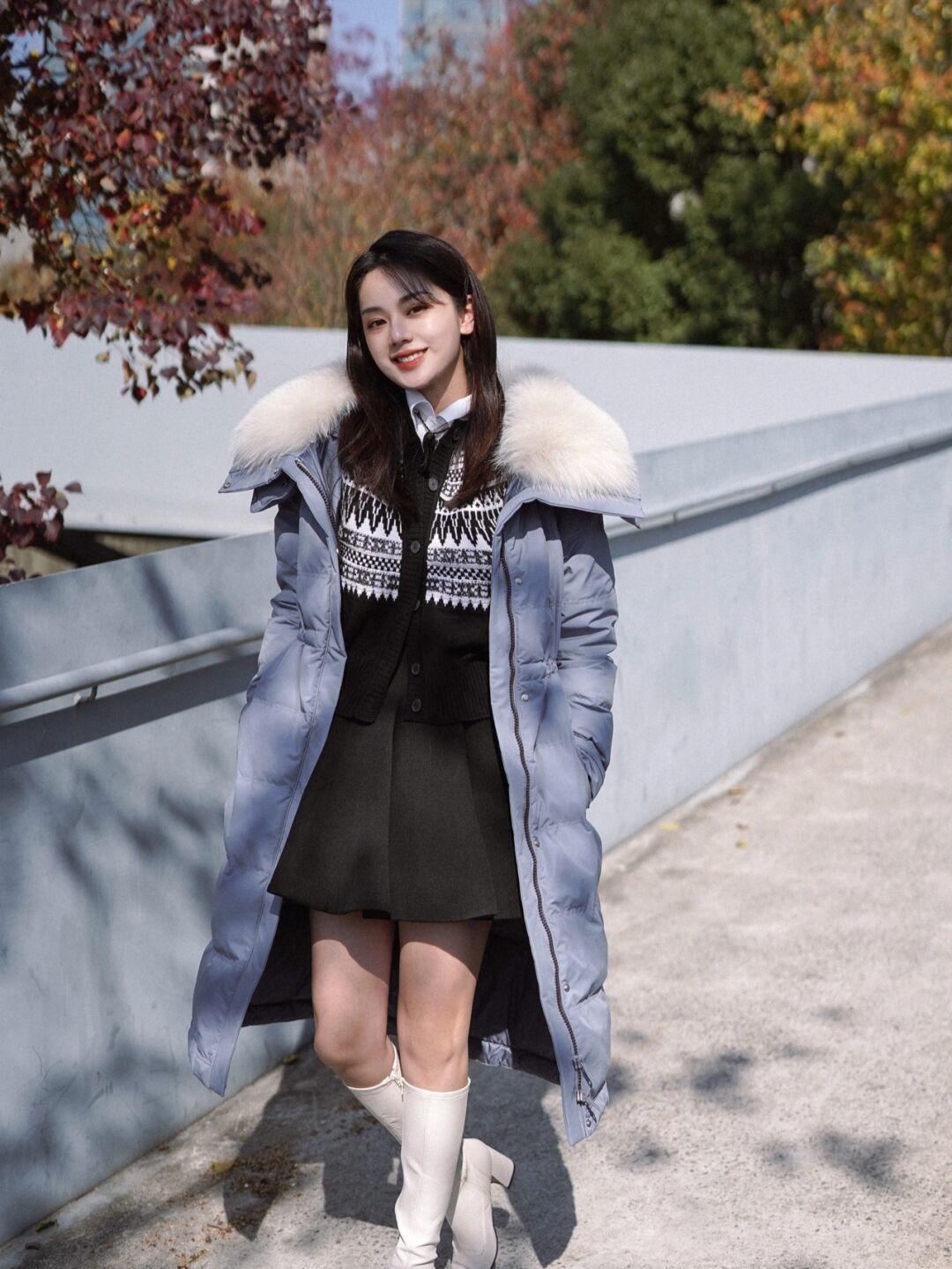 气质 冬天还是穿“羽绒服”更暖和,简约利落又有格调,让你穿出气质美