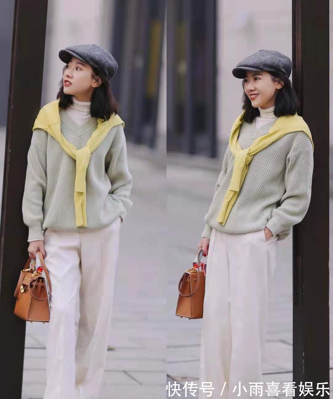 颜色 入秋后,火了一种穿搭:叠穿+撞色,时髦又减龄,显知性优雅之美