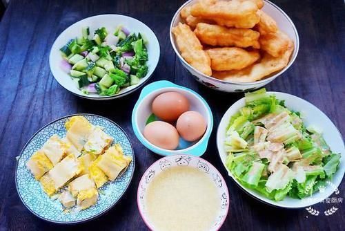 晒晒我家的早餐，每天早起半小时，7天不重样，家人爱吃身体棒