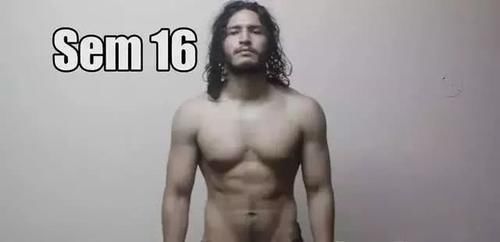 记录照|8个月，这个小伙用35张记录照告诉你，健身能带给身材多大改变