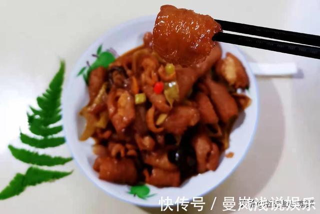 杨桃|家常红烧猪皮,鲜香爽脆,色泽诱人,看到就想吃,连汁水也不剩