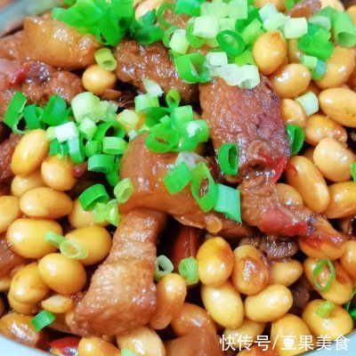 最对胃口的人气家常菜黄豆焖肉