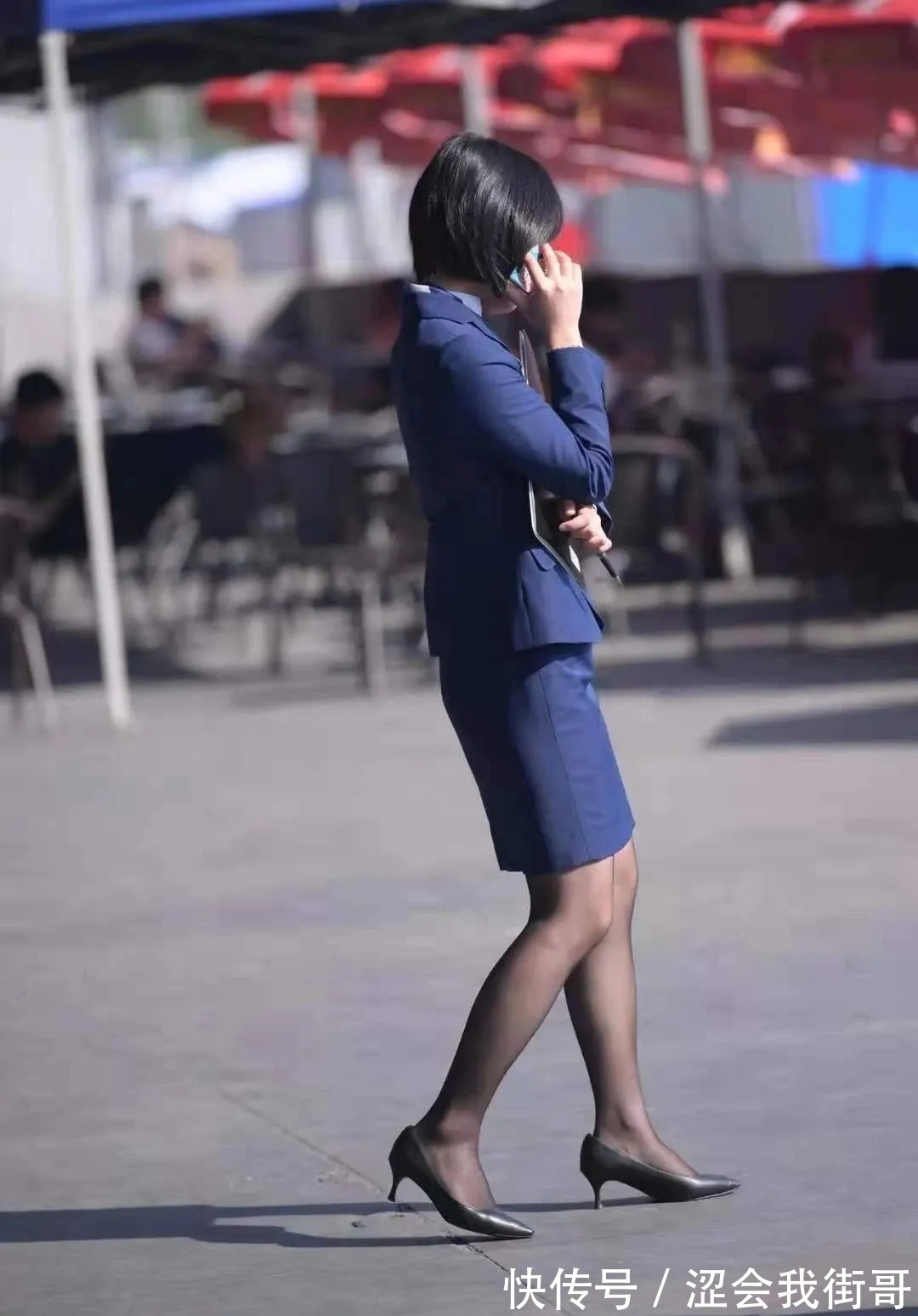 职业装 街拍职业装美女