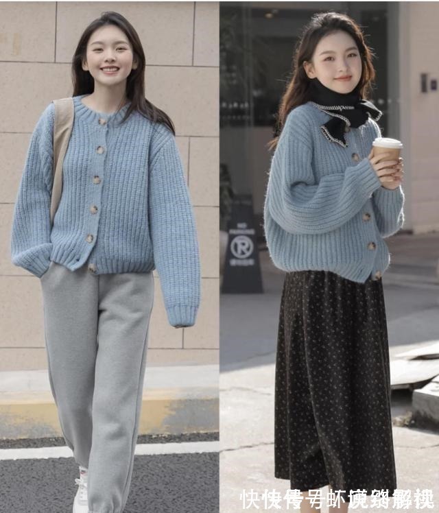 穿搭 早春不知道穿啥外套毛衣外套逆袭归来,这些搭配就很好看!