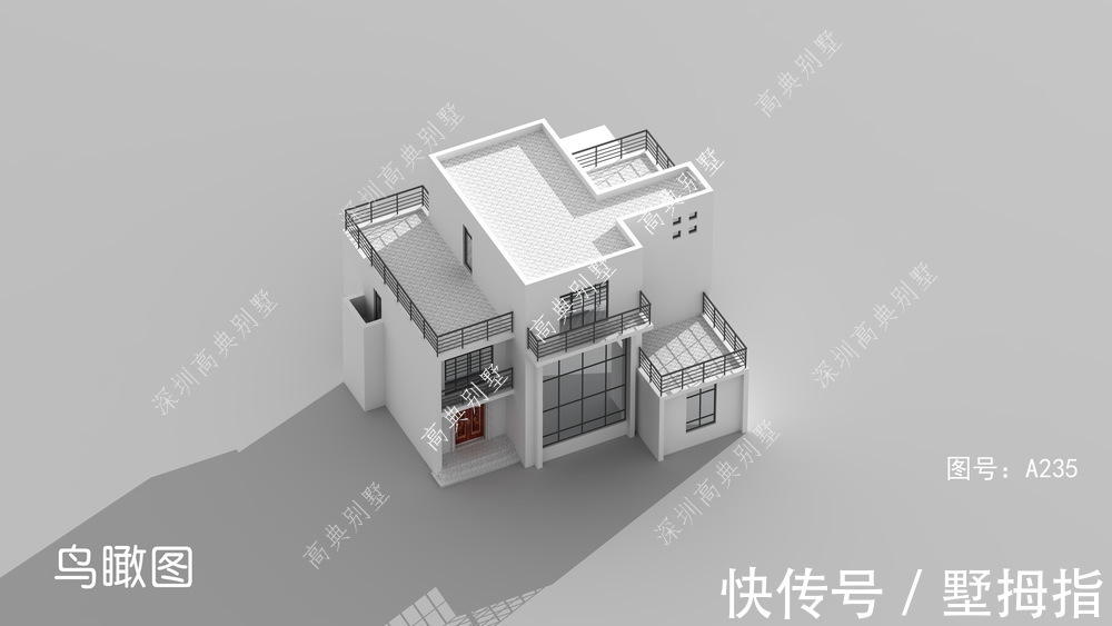 乡村|时尚的现代乡村别墅,美观新颖,通风采光极好。