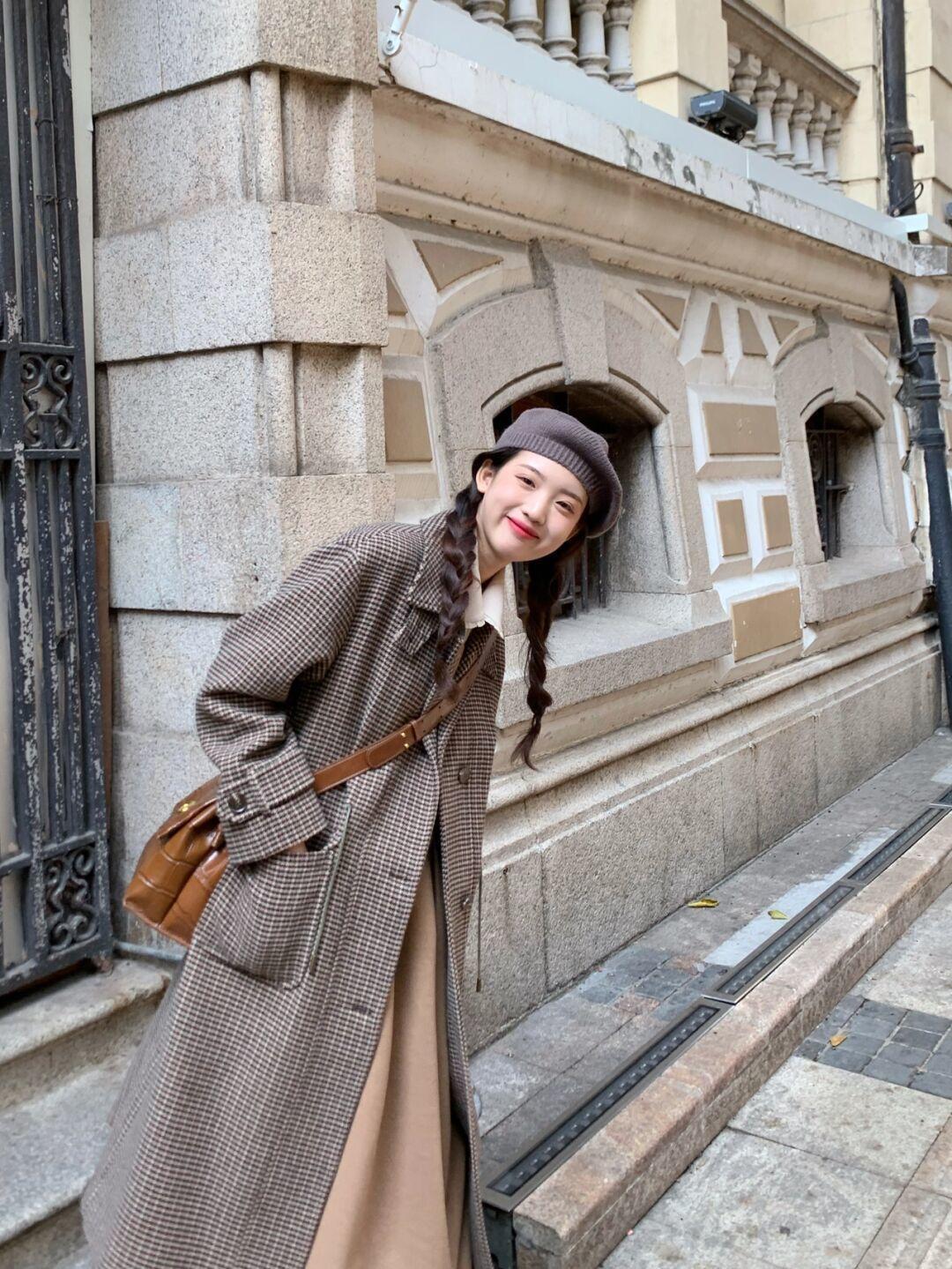 博主 羽绒服太显胖了,快来试试这些“大衣”,温柔保暖又有格调