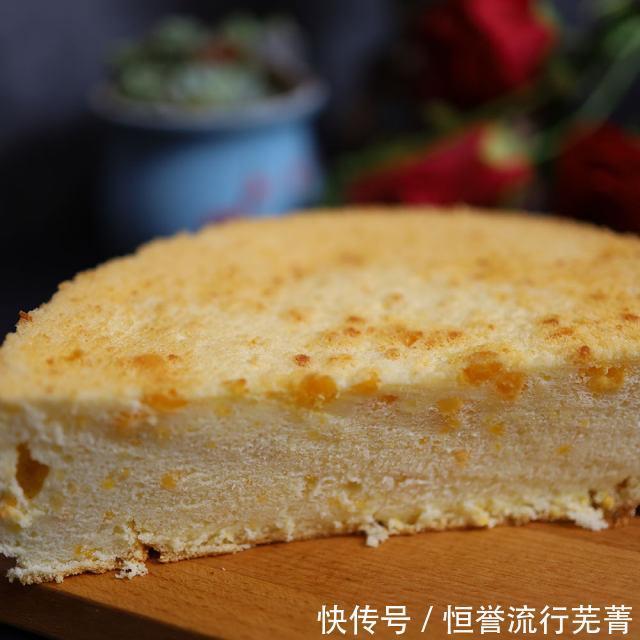咸蛋|咸蛋黄戚风蛋糕,柔软可口,十分好吃