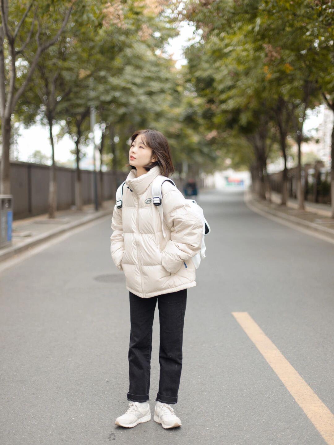 学院风|冬天怎么能少得了一身黑的穿搭呢?保暖不说还很时尚!