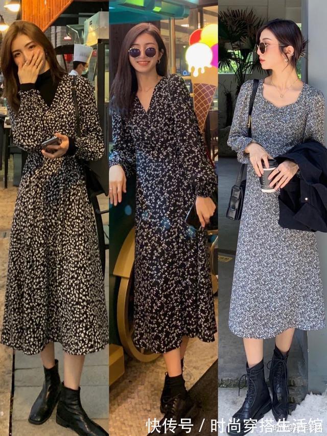 tips 秋冬多穿这3条连衣裙,时髦显瘦又气质,配大衣棉服穿就很美