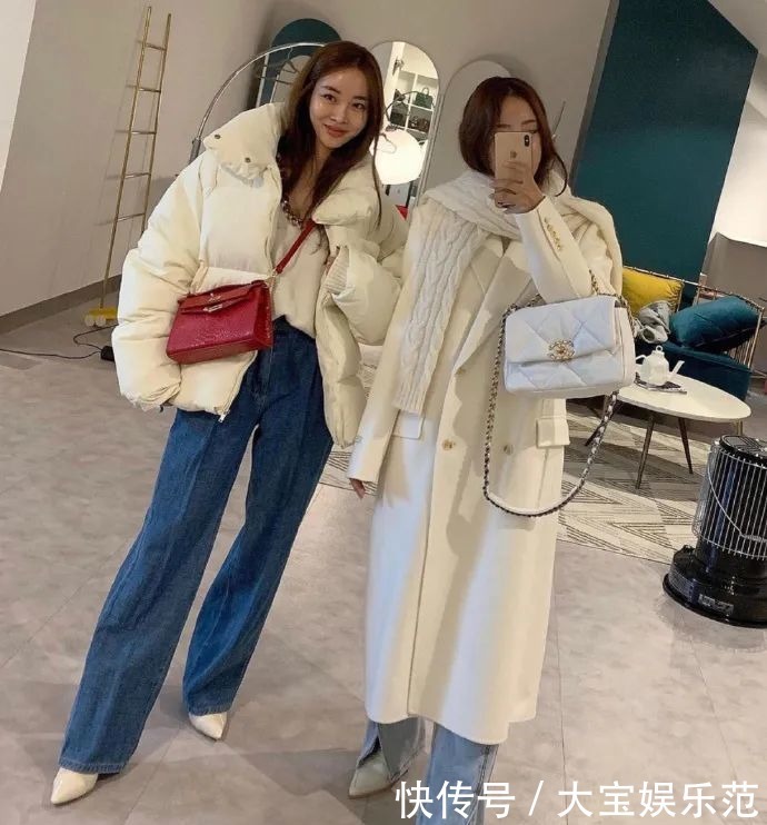 经典|韩系穿搭,KR秋冬简约风经典牛仔裤穿搭