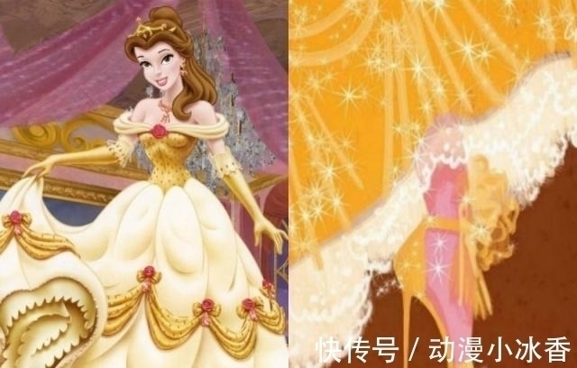 中国风|迪士尼公主裙摆下“秘密”,花木兰中国风,艾莎美得不可方物!