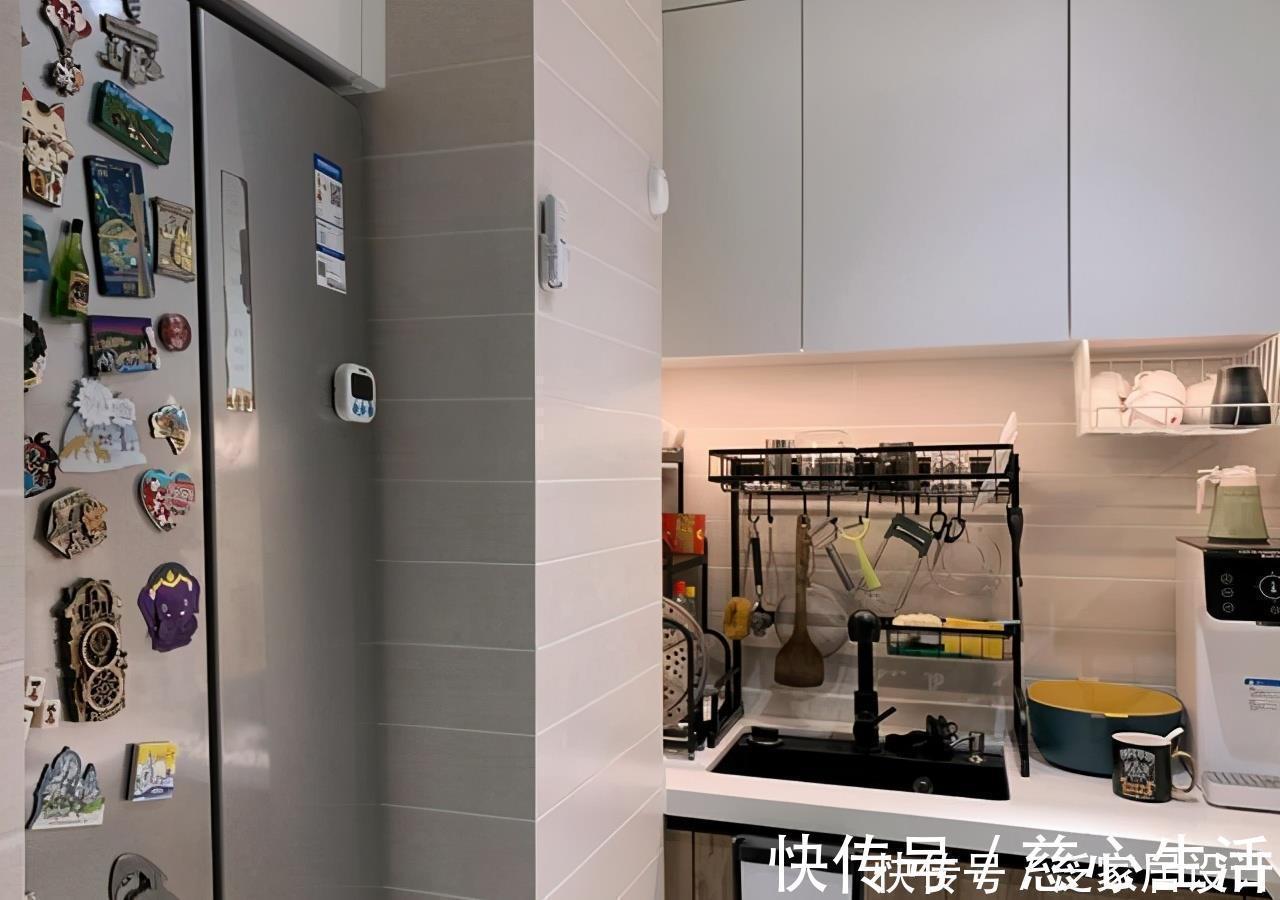 布局|夫妻的54㎡清爽小家,阳台变阳光书房,客厅增娱乐区,布局超完美