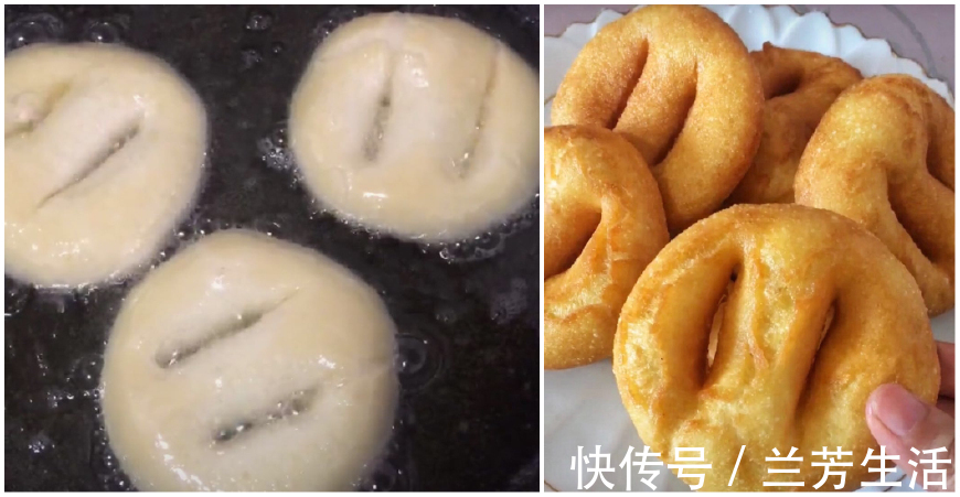 鸡蛋|一个鸡蛋，一碗面粉，轻松炸出空心大油饼，零失败，看着就流口水