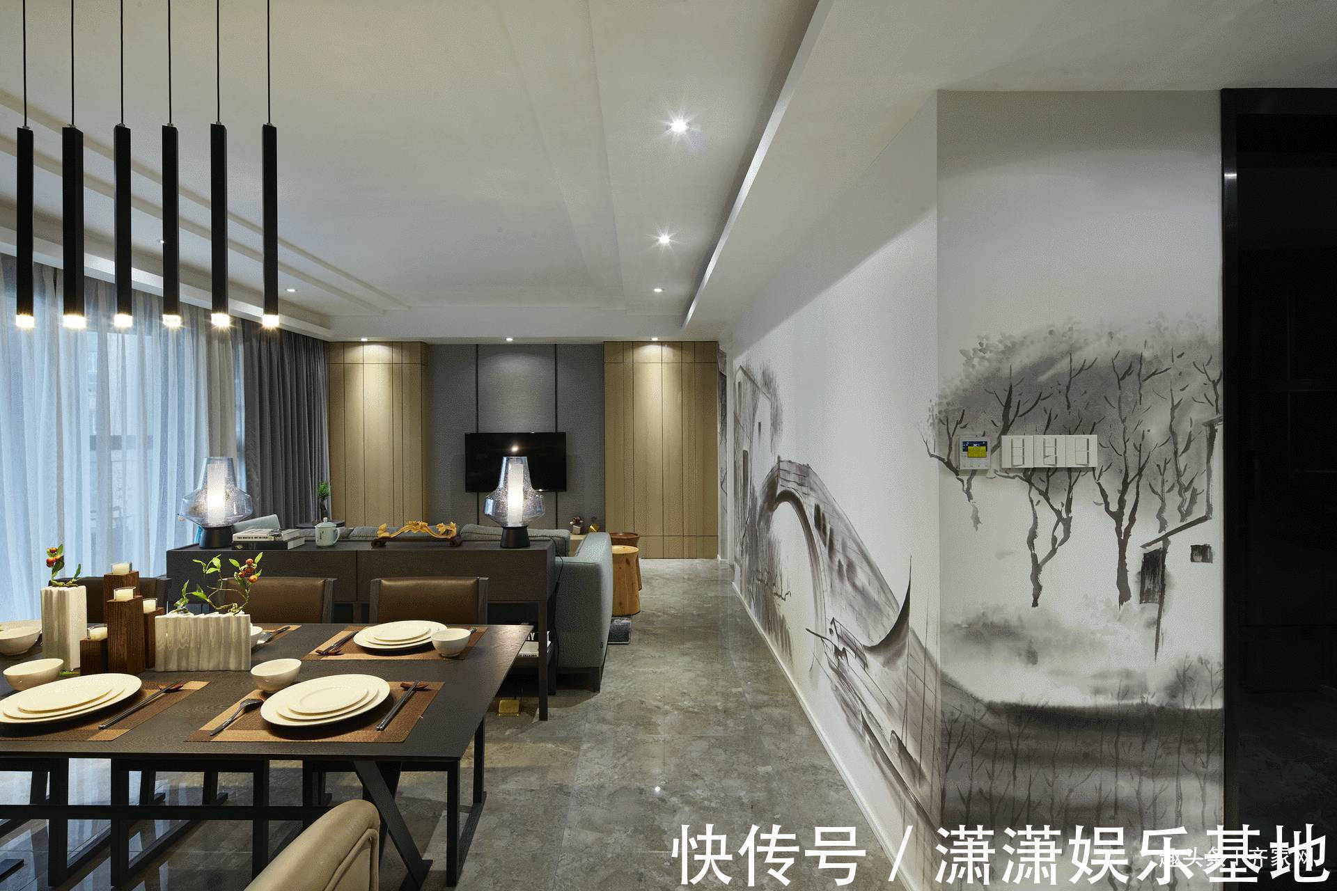 中国传统|150平现代中式，古朴典雅，反映民族文化，体现中国传统神韵！