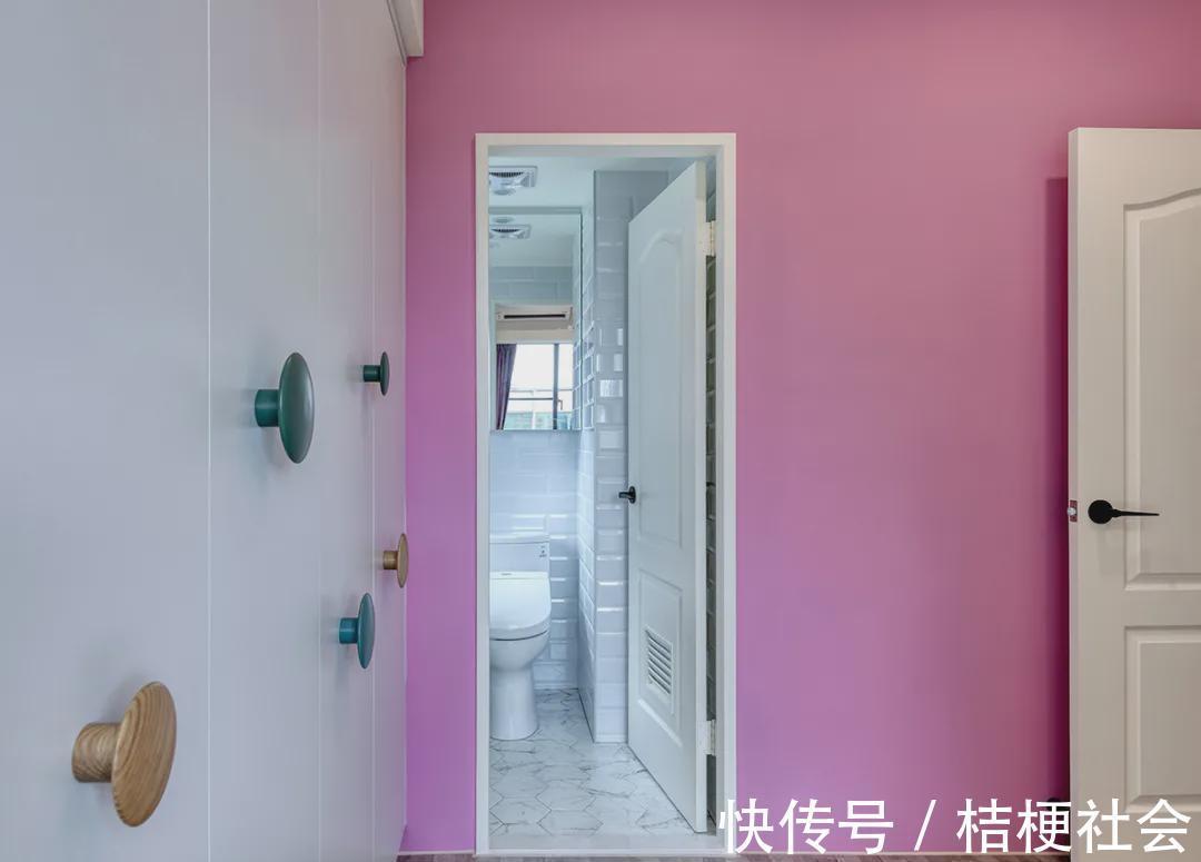 门把手|三口之家的73㎡，全屋坚持北欧混搭风，入户那叫一个清爽透亮