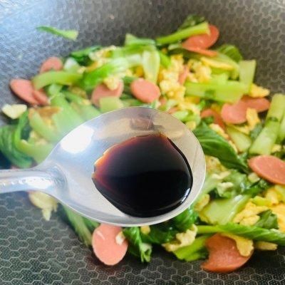 火腿|懒人最爱的火腿青菜炒鸡蛋,因为它我都爱上做饭了