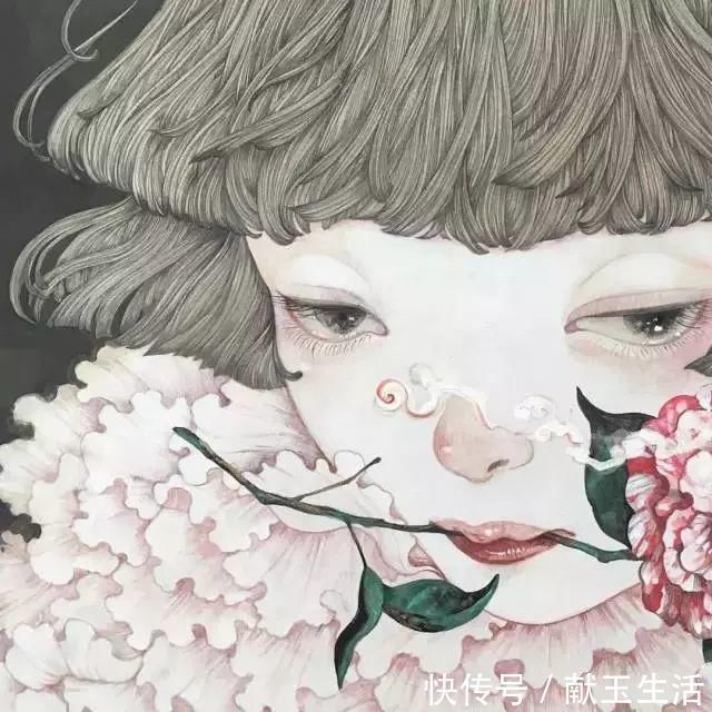 铅笔#她的铅笔插画,画出每个女孩的心声,美到让人陶醉~