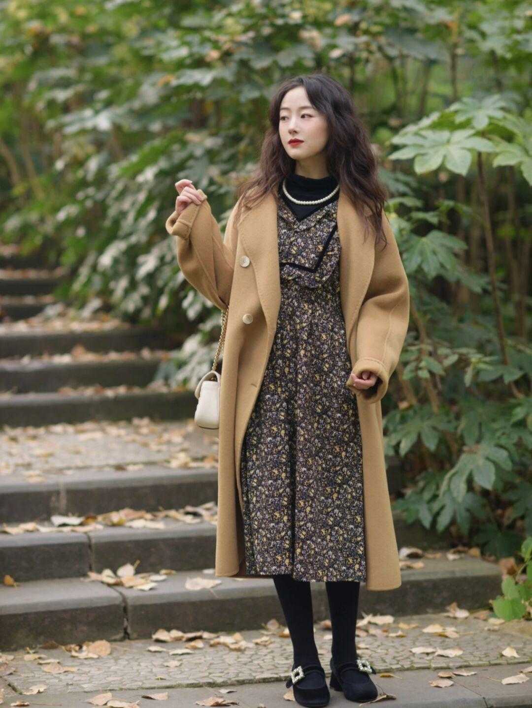 紧身裤 小个子怎么穿大衣显高又时髦?看看这些搭配造型,每一套都可照穿