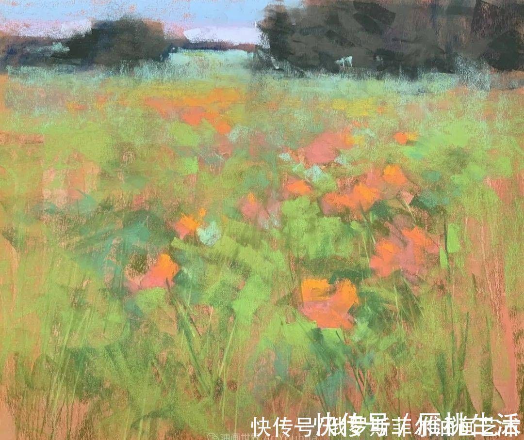 艺术家$美国当代粉彩艺术家贝萨尼·菲尔兹粉彩风景画作品欣赏