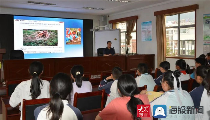 中医药|山东省泰山医院(山东省泰山疗养院)扎实开展中医药文化进校园活动