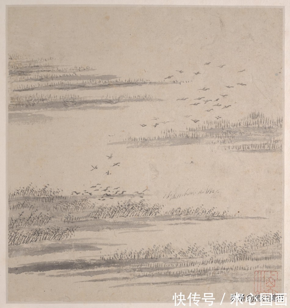 沈周&文徵明《潇湘八咏册》欣赏:一画一书一世界