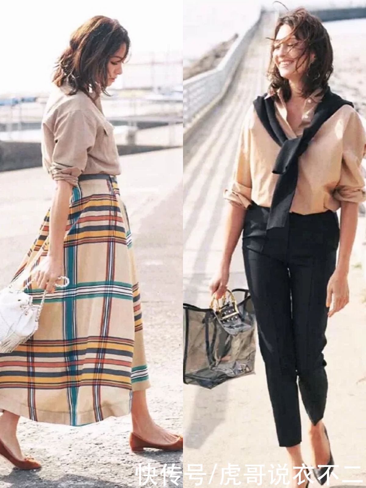 女人年过40少穿运动鞋，会穿尖头鞋才显年轻，日杂搭法太显气质了