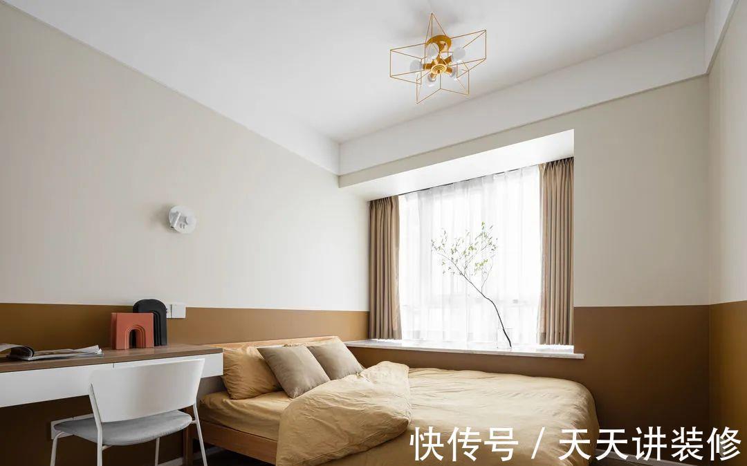 卫生间|109㎡四口之家,全屋配色太清爽,三室两厅不压抑!