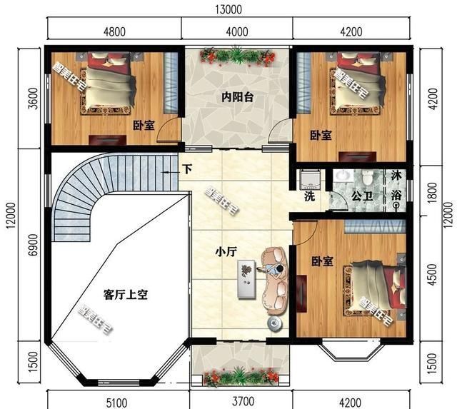 户型|听说近两年很流行自建别墅,尤其是带八角窗的,我也跟风来一栋