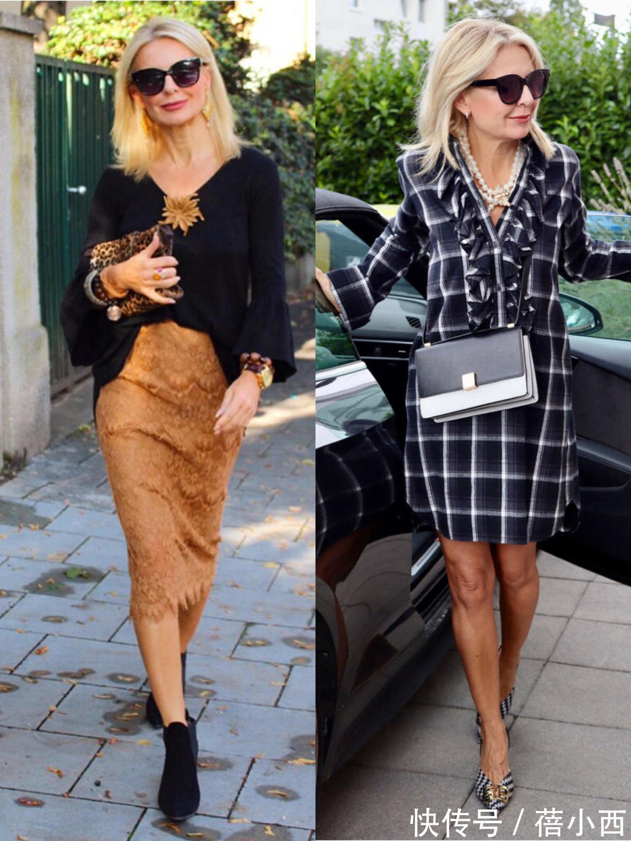 外表|50+姐姐别焦虑了,学习“大龄博主”穿搭,中年也能拥有时髦外表