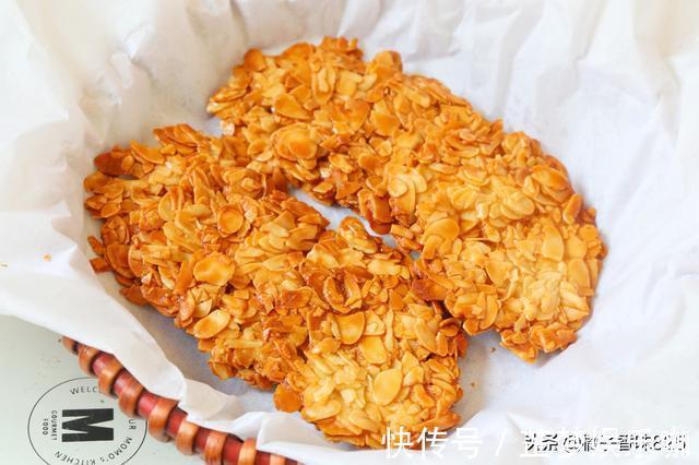 杏仁片|无需打发黄油，简单至极的小甜品，嘎嘣脆越吃越香，根本停不下来