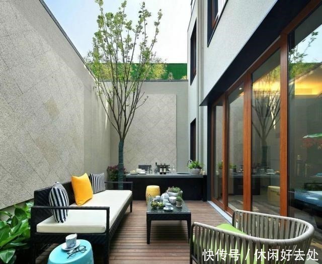 茶几|以后装修,庭院、阳台、露台就学有钱人这样装,看完把人羡慕极了!