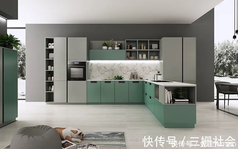 功能柜|不知道厨房空间如何设计,3套整体橱柜设计案例,柔美优雅