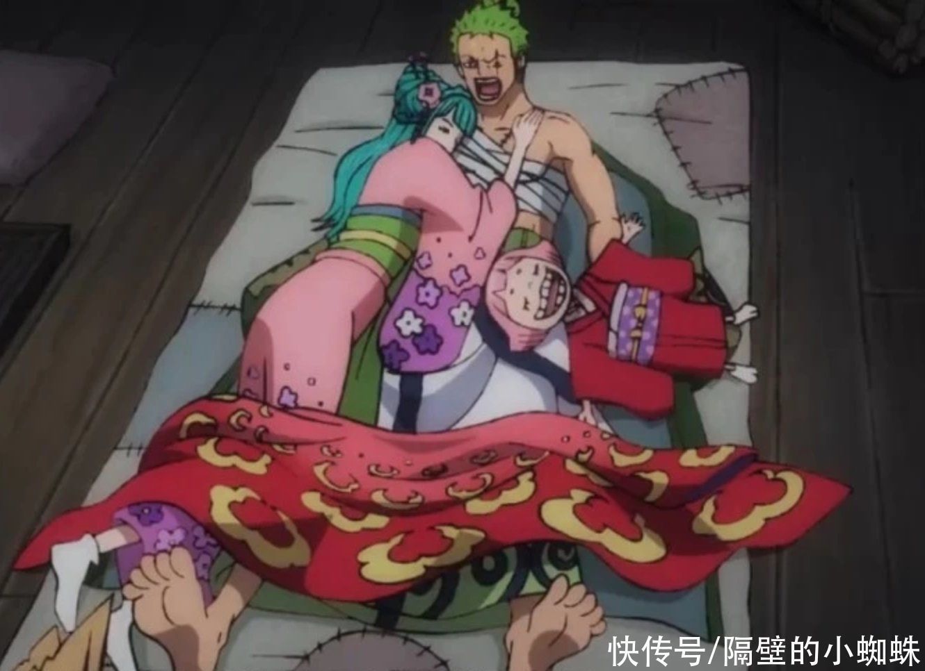 大招|海贼王1022话:情报图来袭!索隆山治开大招,秒杀烬和奎因