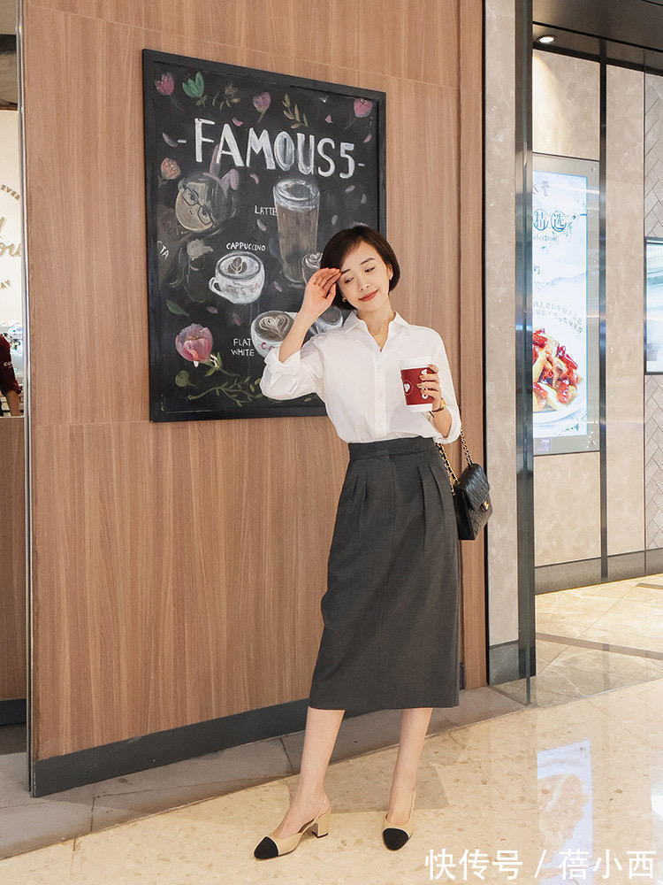 毛衣|建议30、40岁的女人,多穿半身裙,学会这样搭配,常被人夸有气质