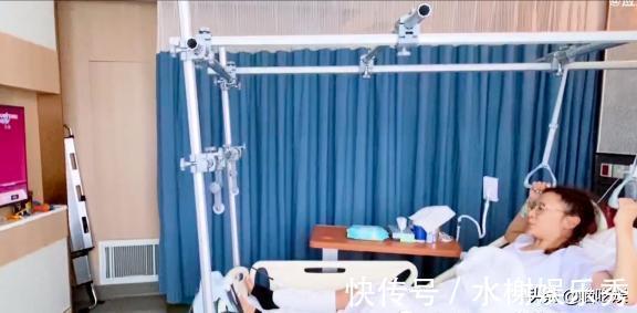 38岁应采儿手术住院,头发稀疏憔悴做康复训练,网友喊话多捐款