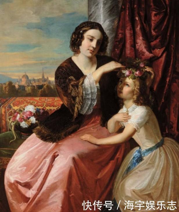 纳塔莱·斯齐亚沃尼&体态丰满妩媚的意大利女性人体油画,脸若桃花,温香艳玉之貌