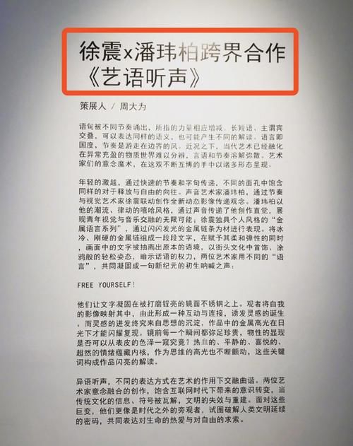 漫画|宣云看展与潘玮柏作品合影，漫画腿笔直气质出众，获老公点赞