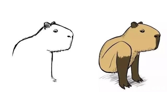 作品!当作品画到一半不想画了,这位画师的做法很有趣,让你笑出声来