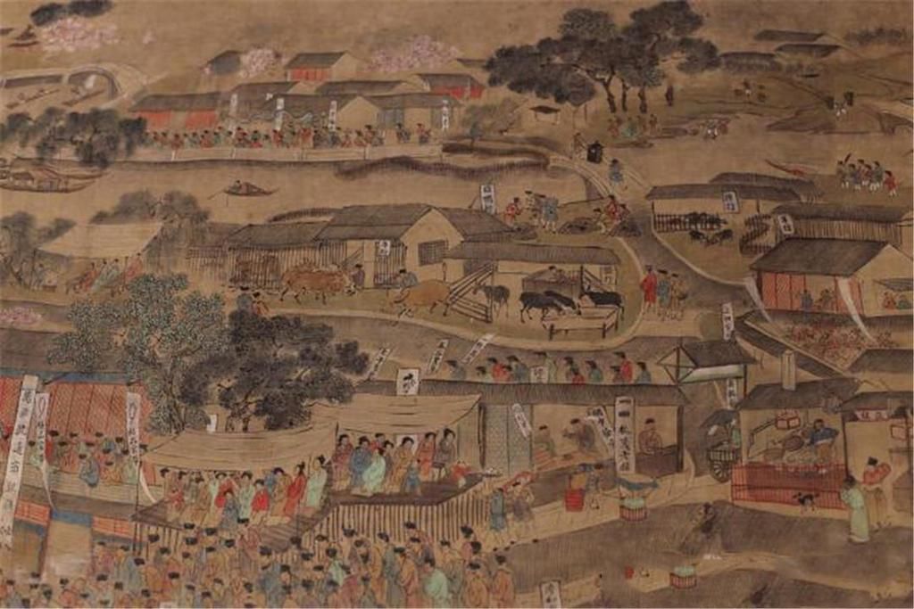 500年前的名胜古画,发现了一位戴眼镜男子,莫非他穿越了?