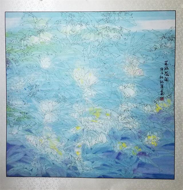 岁月如歌#《红了山村醉了秋》:著名画家边广兰作品赏析